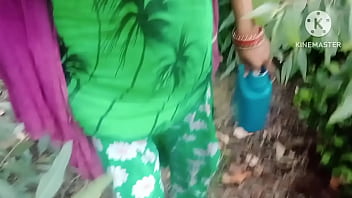 Desi Bhabhi Gets Wild In The Indian Jungle, Releasing Her Forbidden Juices