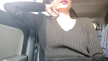 Desi Cutie Gets Her Tight Pussy Fingered And Gives A Sloppy Handjob In The Car